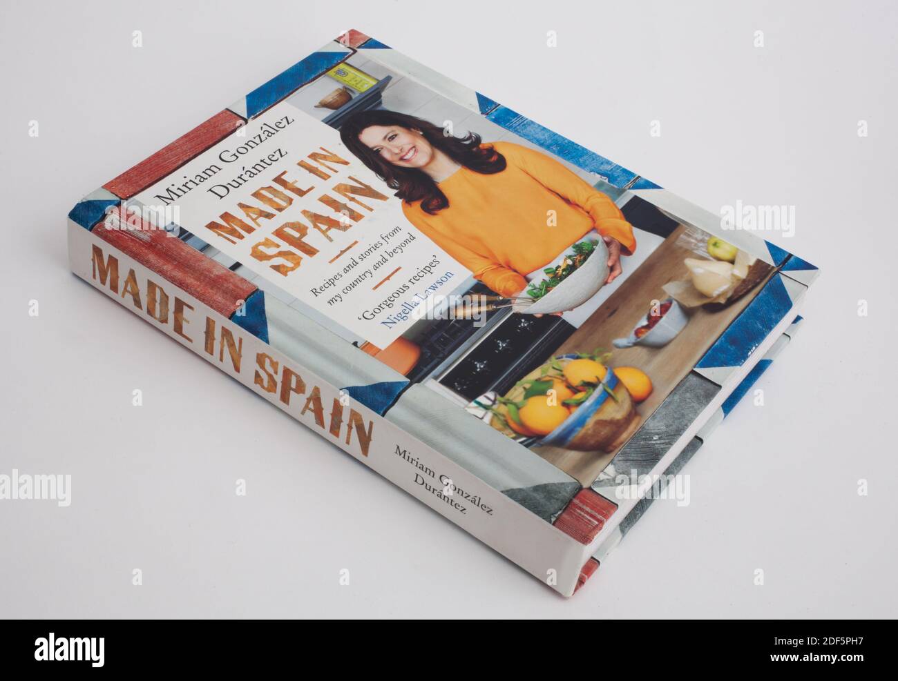 A studio photograph of the cookery book, Made in Spain by Miriam Gonzalez Durantez Stock Photo