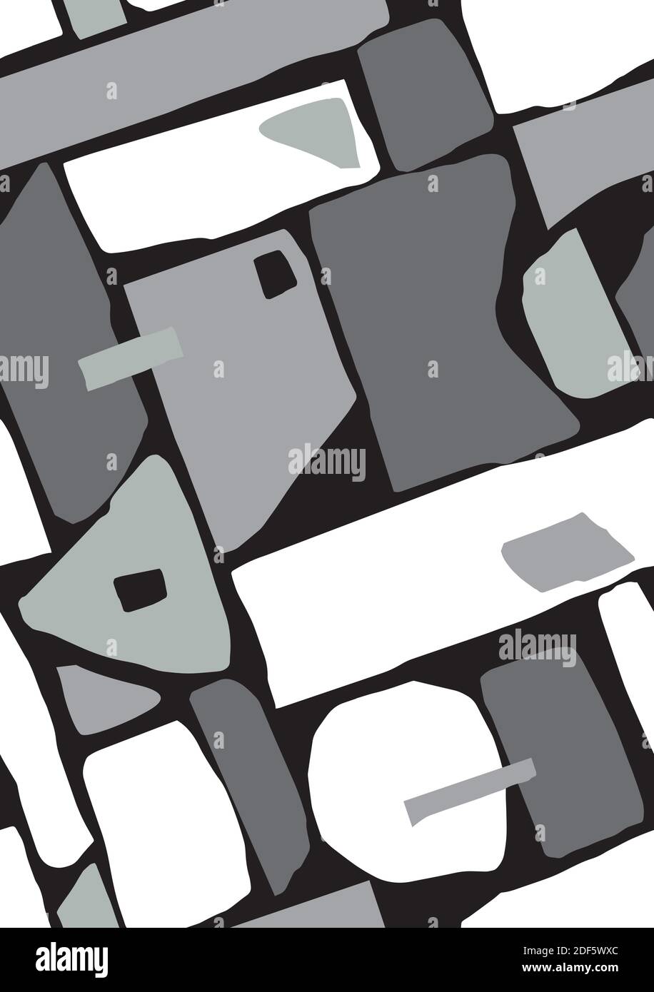 Abstract diagonal colorfield seamless pattern, modernist, papercut-like