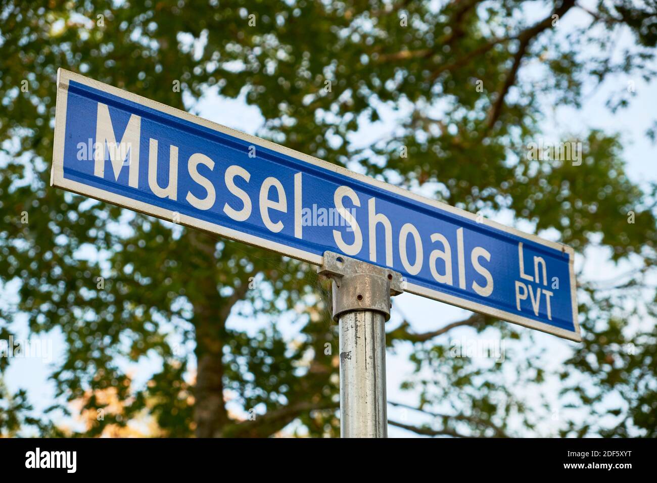 Street name sign alabama hi-res stock photography and images - Alamy