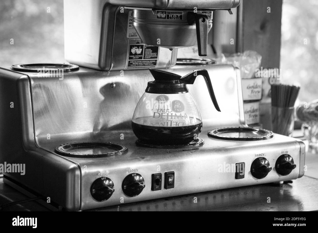 Coffee Machine USA Stock Photo Alamy