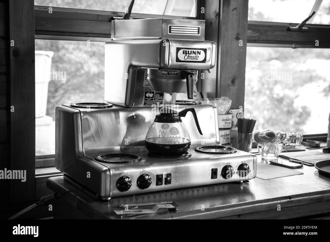 Black and clearance white coffee machine