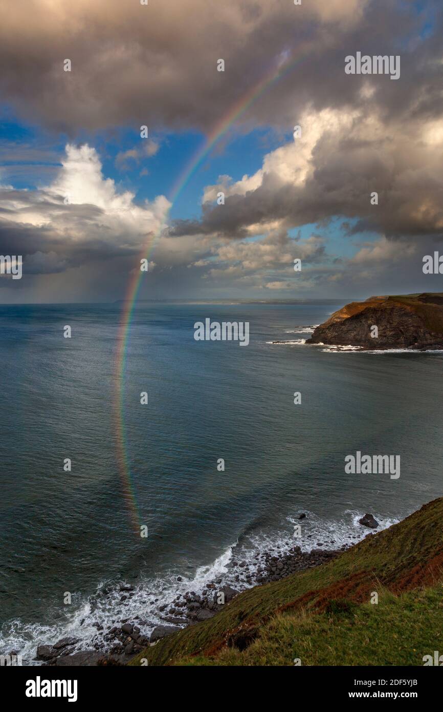 Crackington Haven; Cornwall; UK Stock Photo