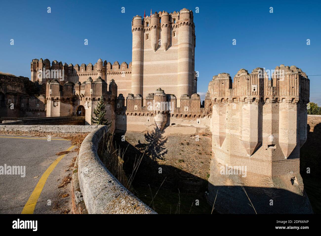 Coca castle, XV century, GothicMudejar, Coca, Segovia province, Spain