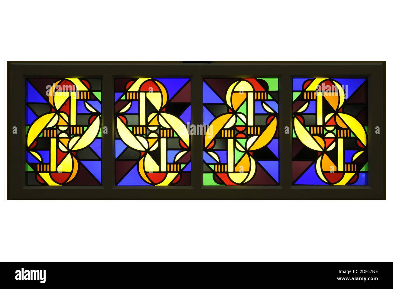 https://c8.alamy.com/comp/2DF67NE/stained-glass-window-theo-van-doesburg-1917-glass-wood-lead-paint-stained-glass-general-312-x-225cm-312-x-225mm-each-four-rectangular-glass-stained-glass-windows-with-the-same-abstract-composition-summarized-in-a-wooden-gray-painted-frame-the-inner-shape-with-round-shapes-consists-of-yellow-orange-and-red-glass-surfaces-the-outer-shape-with-triangular-shapes-consists-of-purple-blue-gray-and-green-areas-the-two-left-windows-are-mirrored-in-shape-with-the-color-areas-in-the-inner-shape-being-the-same-and-the-outer-shapes-differing-in-the-right-two-mirrored-windows-2DF67NE.jpg