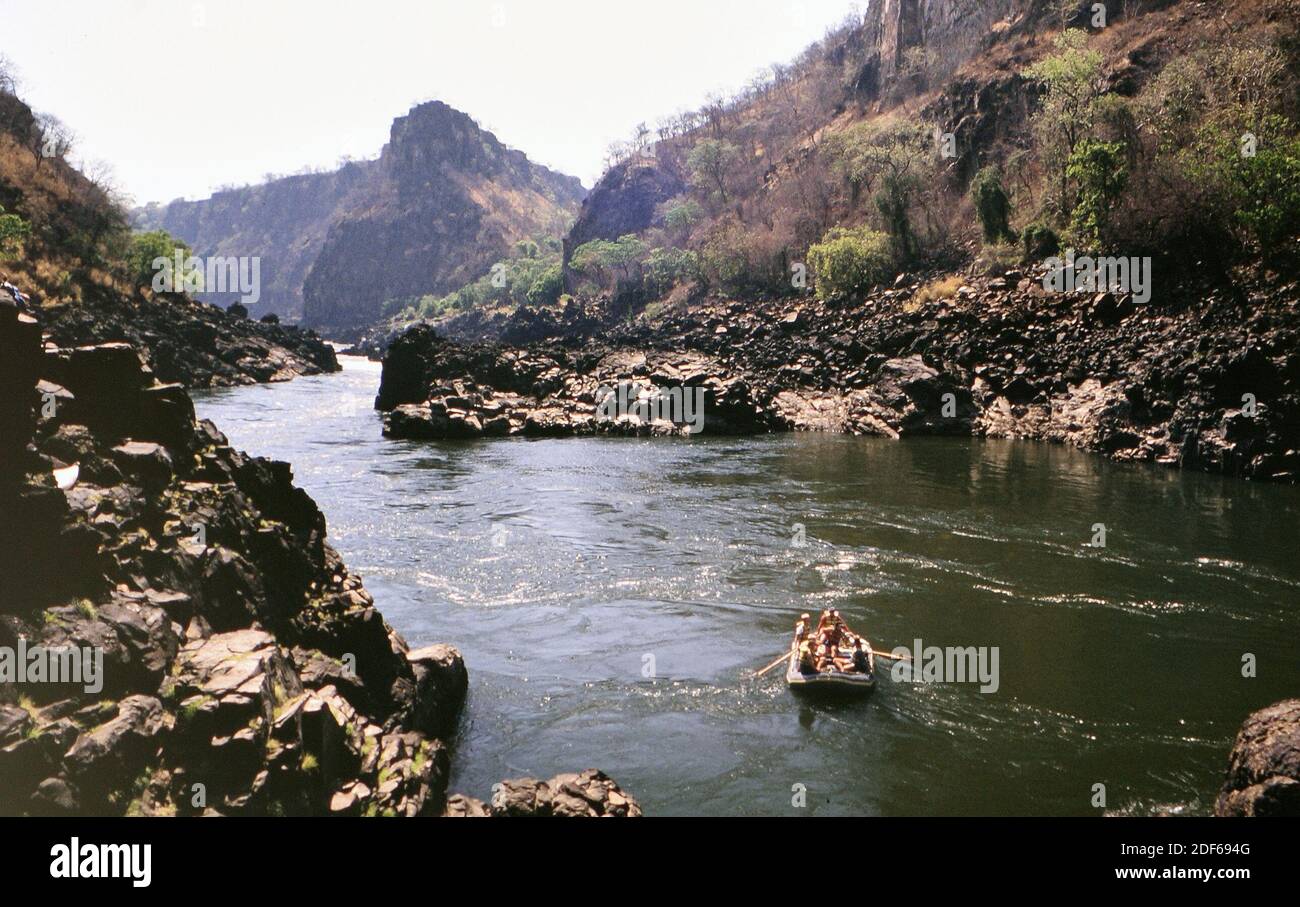 1990s zambezi river rafting hi-res stock photography and images - Alamy