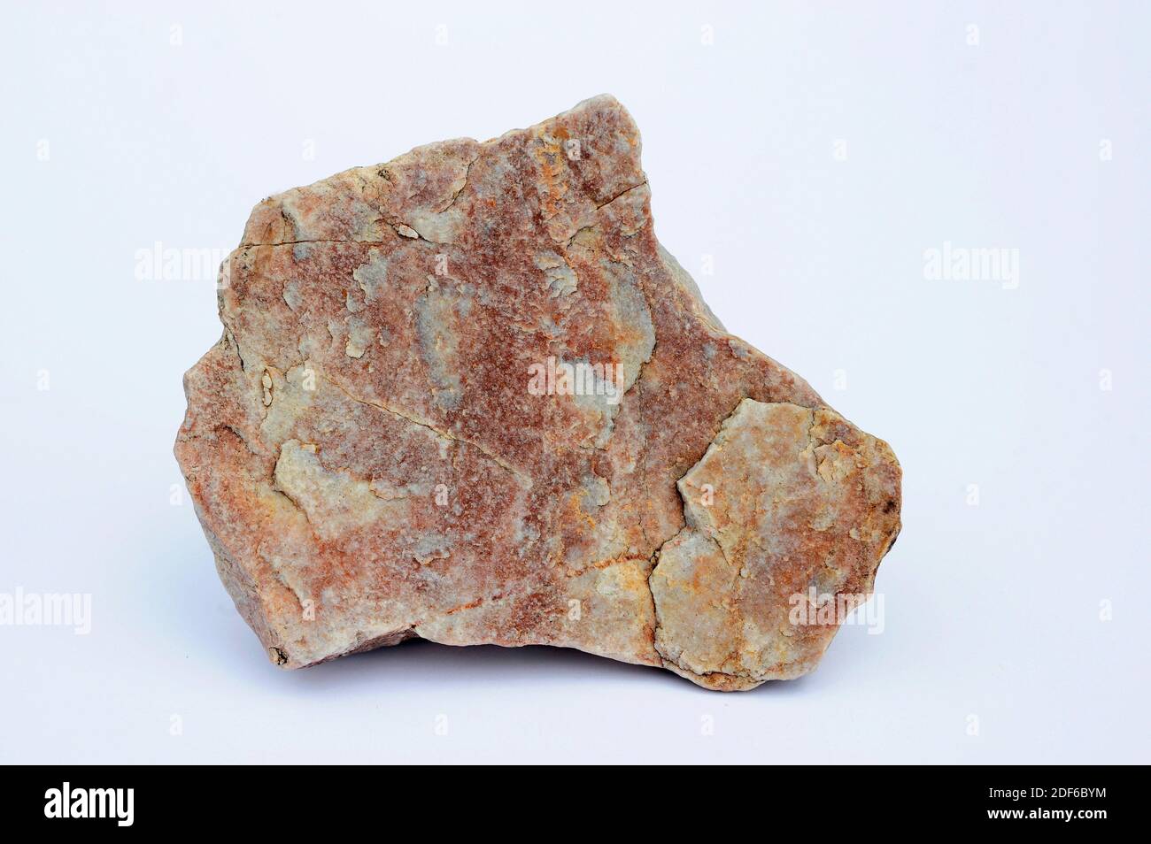 Quartzite is a metamorphic rock composed for quartz sandstone. This