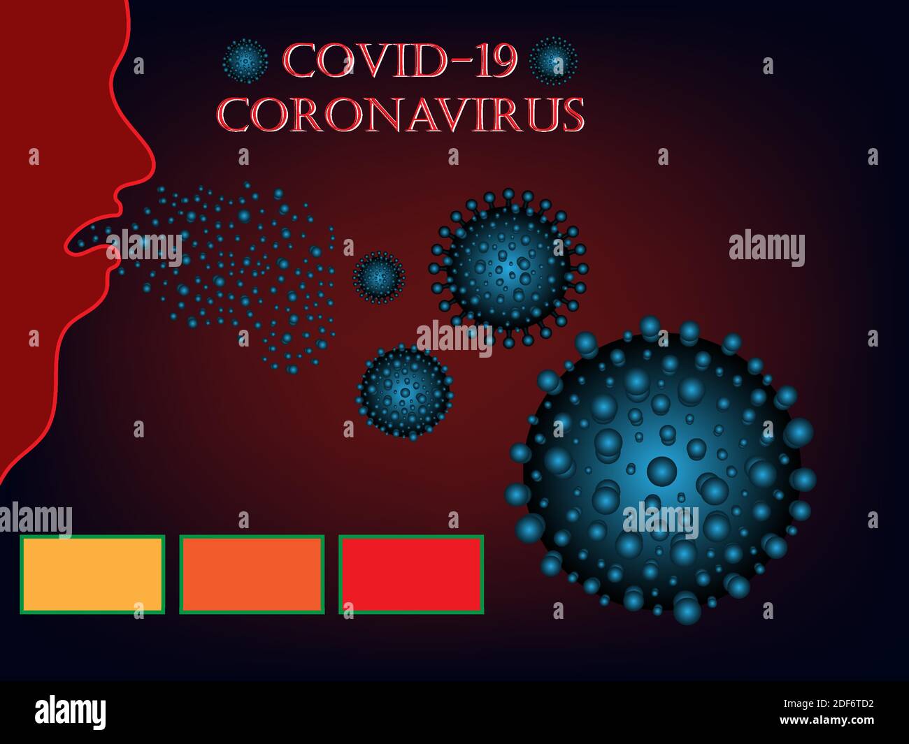 Coronavirus (2019-nCoV). Virus Covid 19-NCP.  Background vector illustration Stock Vector