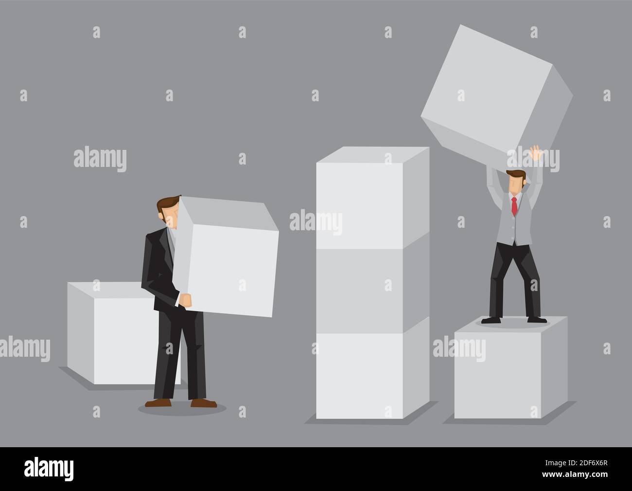 Building blocks metaphor for business Stock Vector Images - Alamy