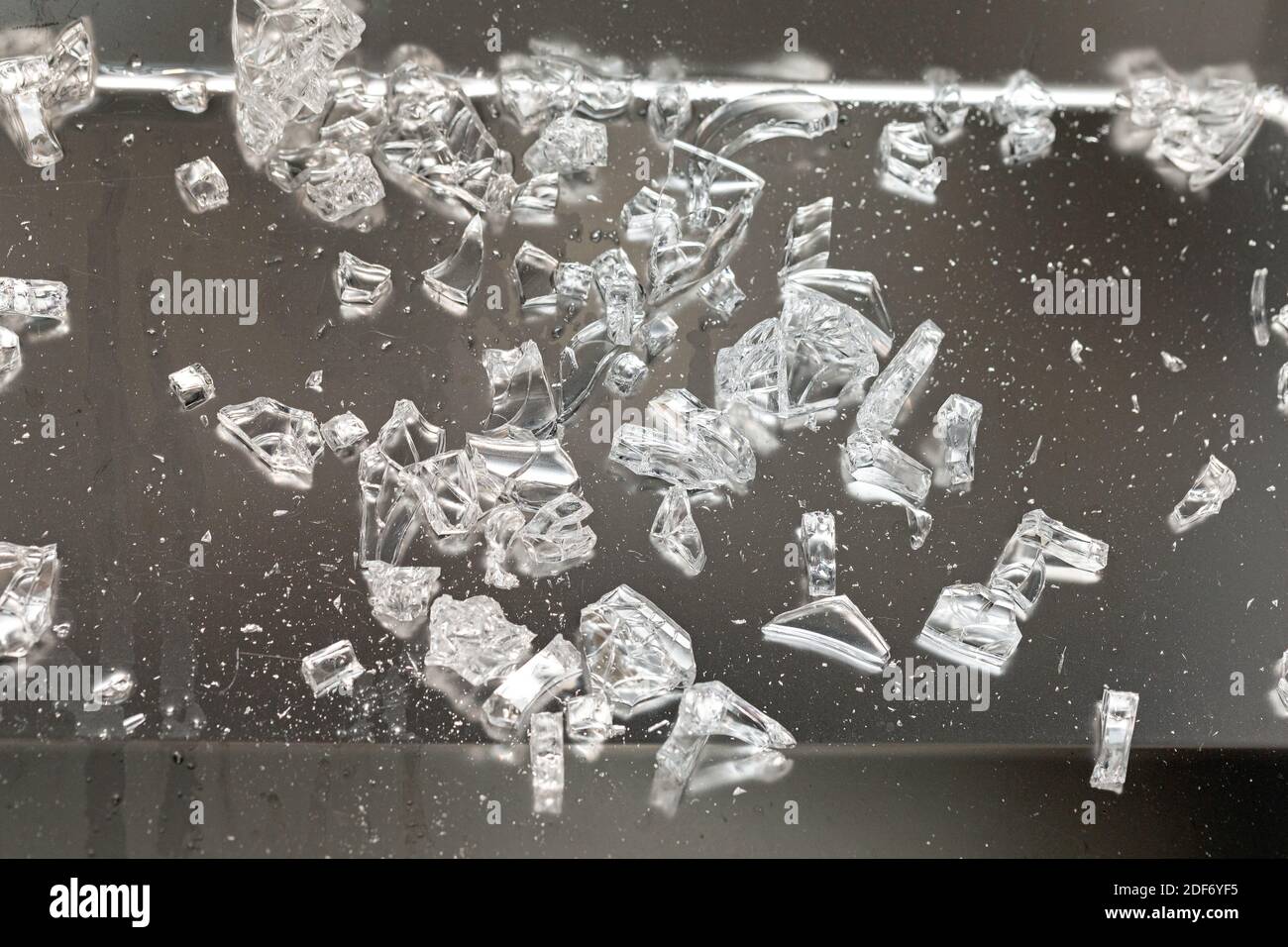 Sharp Edge Using Glass Risk Assessment Broken Glass Sharp Edge Pieces Shards Danger Stock Photo - Alamy