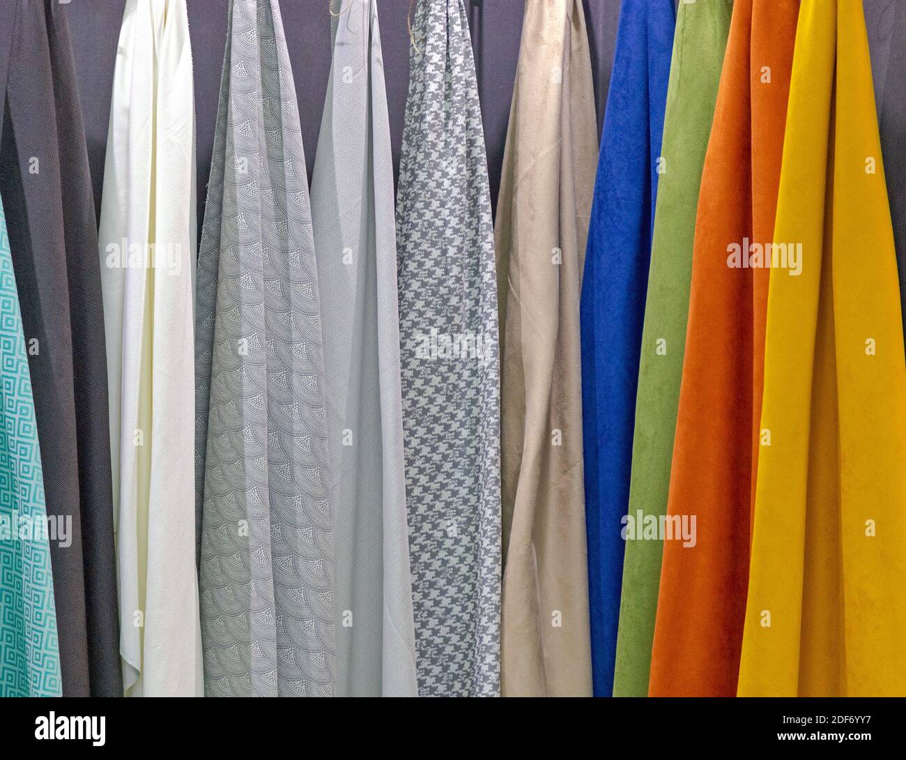 Textile Cloth Selection for Garment Industry Materials Stock Photo Alamy