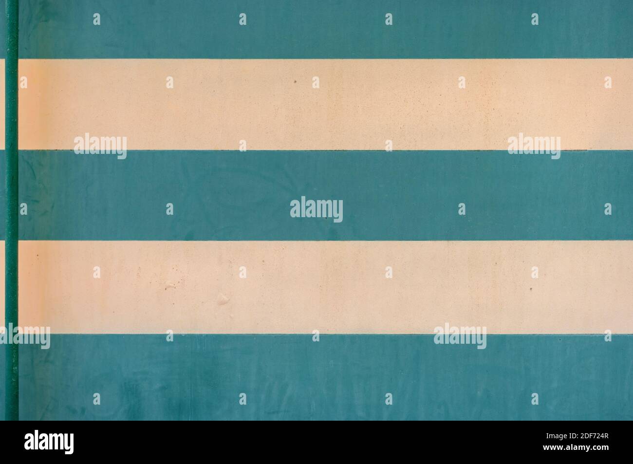 Old striped metal background Stock Photo