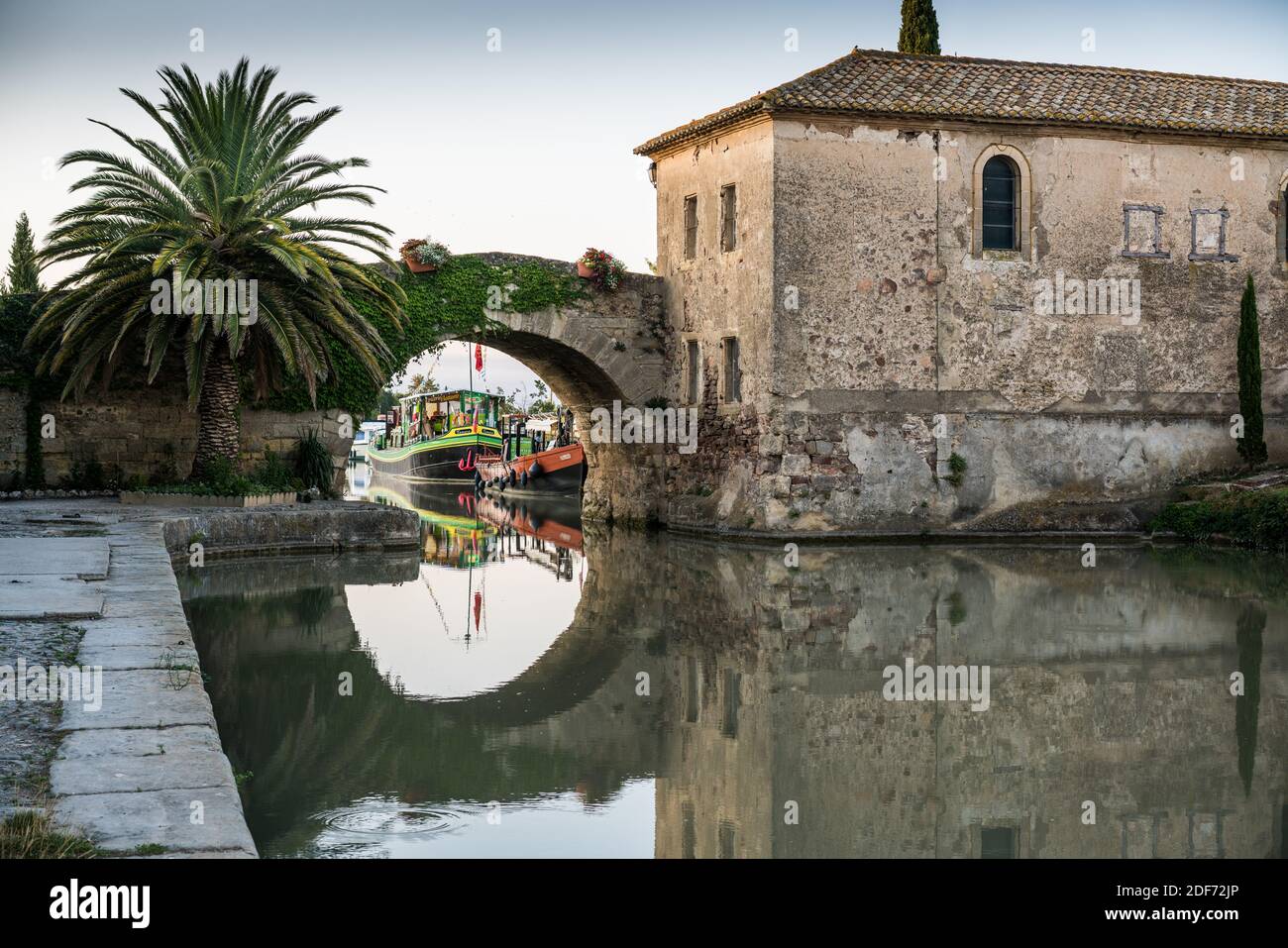 Canal du Midi, SaintNazaired'Aude, France, Europe Stock Photo Alamy