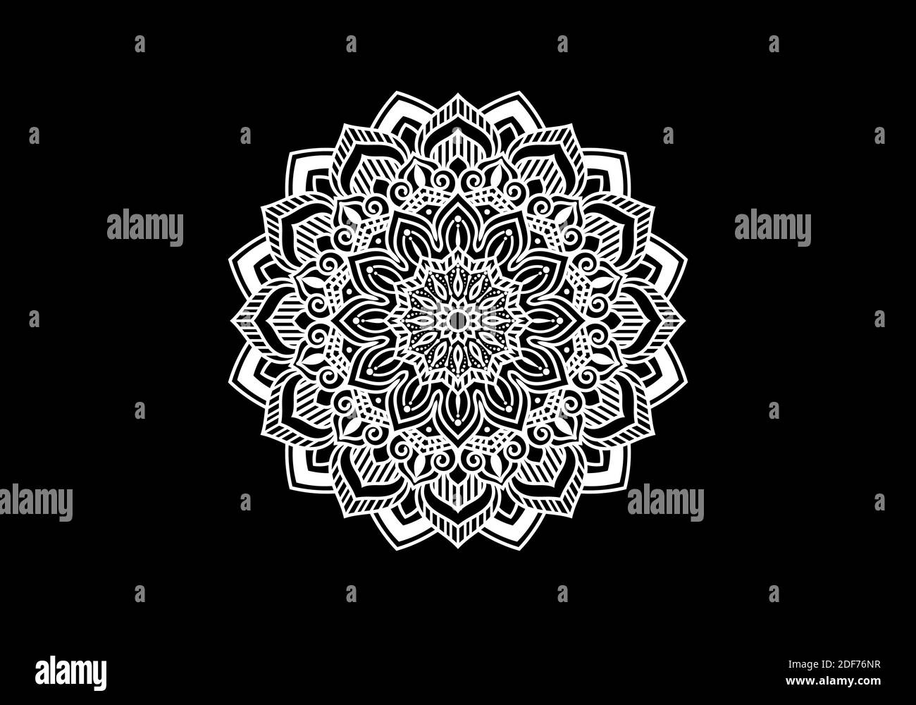 Mandala design element. Can be used for cards, invitations, banners ...