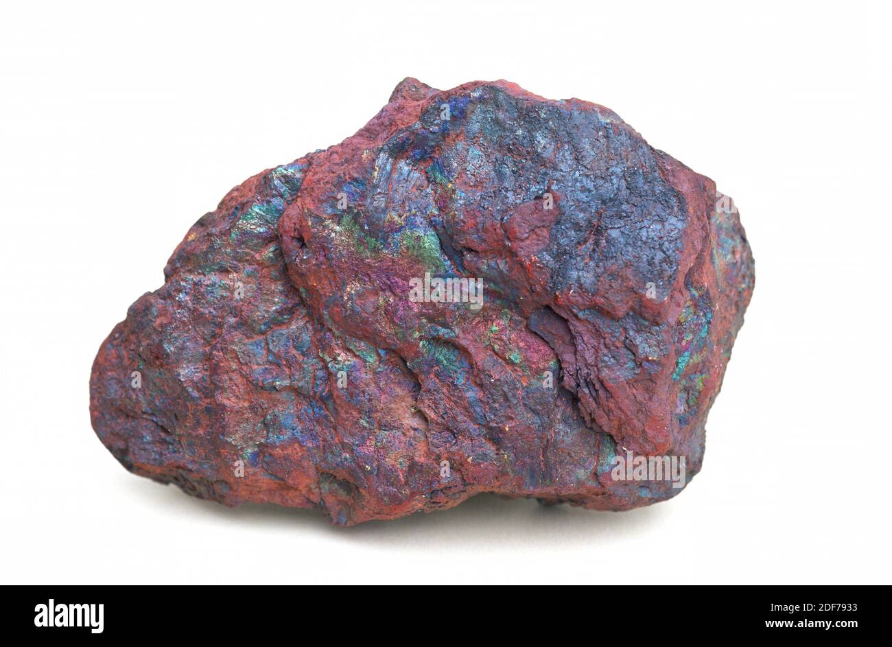 Hematite is an iron oxide mineral. Sample. Stock Photo