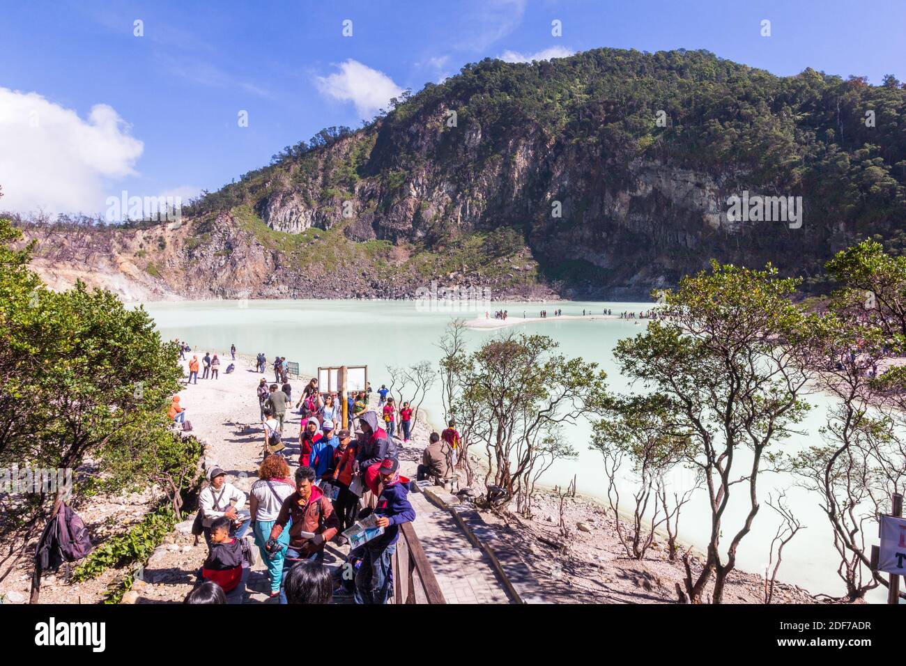 Kawah Putih in Bandung, Indonesia Stock Photo - Alamy