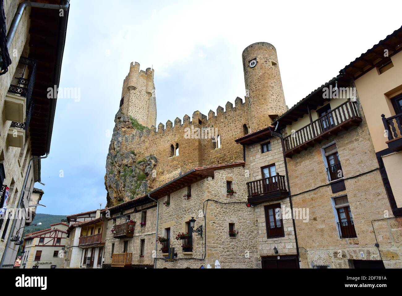 Frias. Burgos province, Castilla y Leon, Spain. Stock Photo