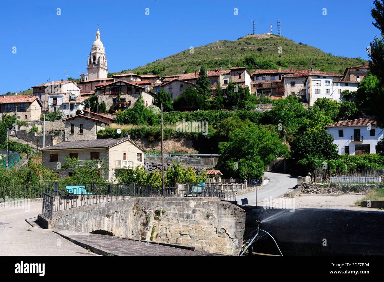 Treviño, Burgos province, Castilla y Leon, Spain. Stock Photo