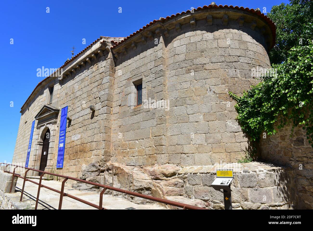 Ledesma, San Miguel Church (12-18th centuries). Salamanca province, Castilla y Leon, Spain. Stock Photo