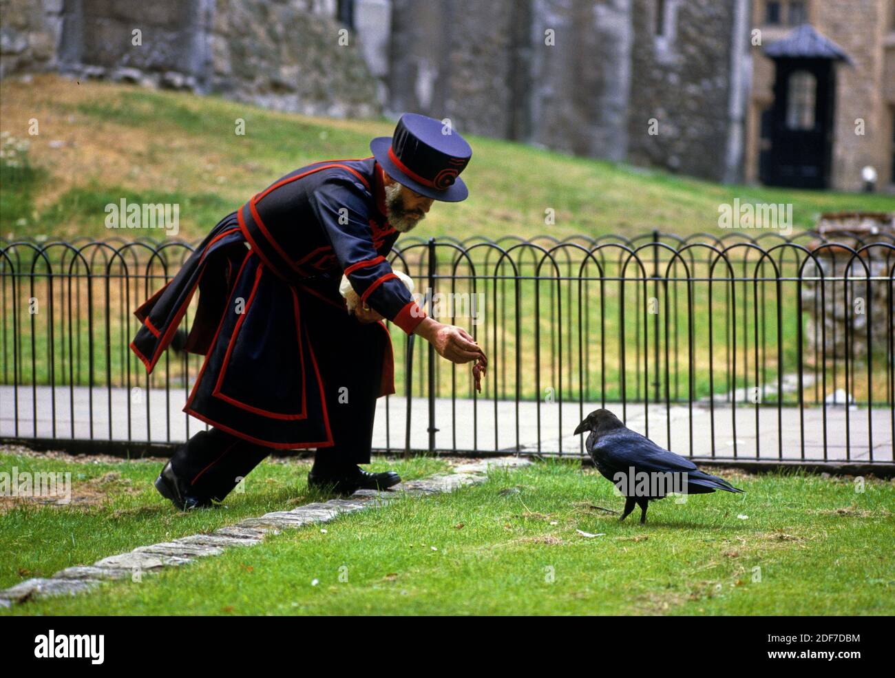 Tower of London, London UK 1986 but scanned in 2020 Behind the scenes