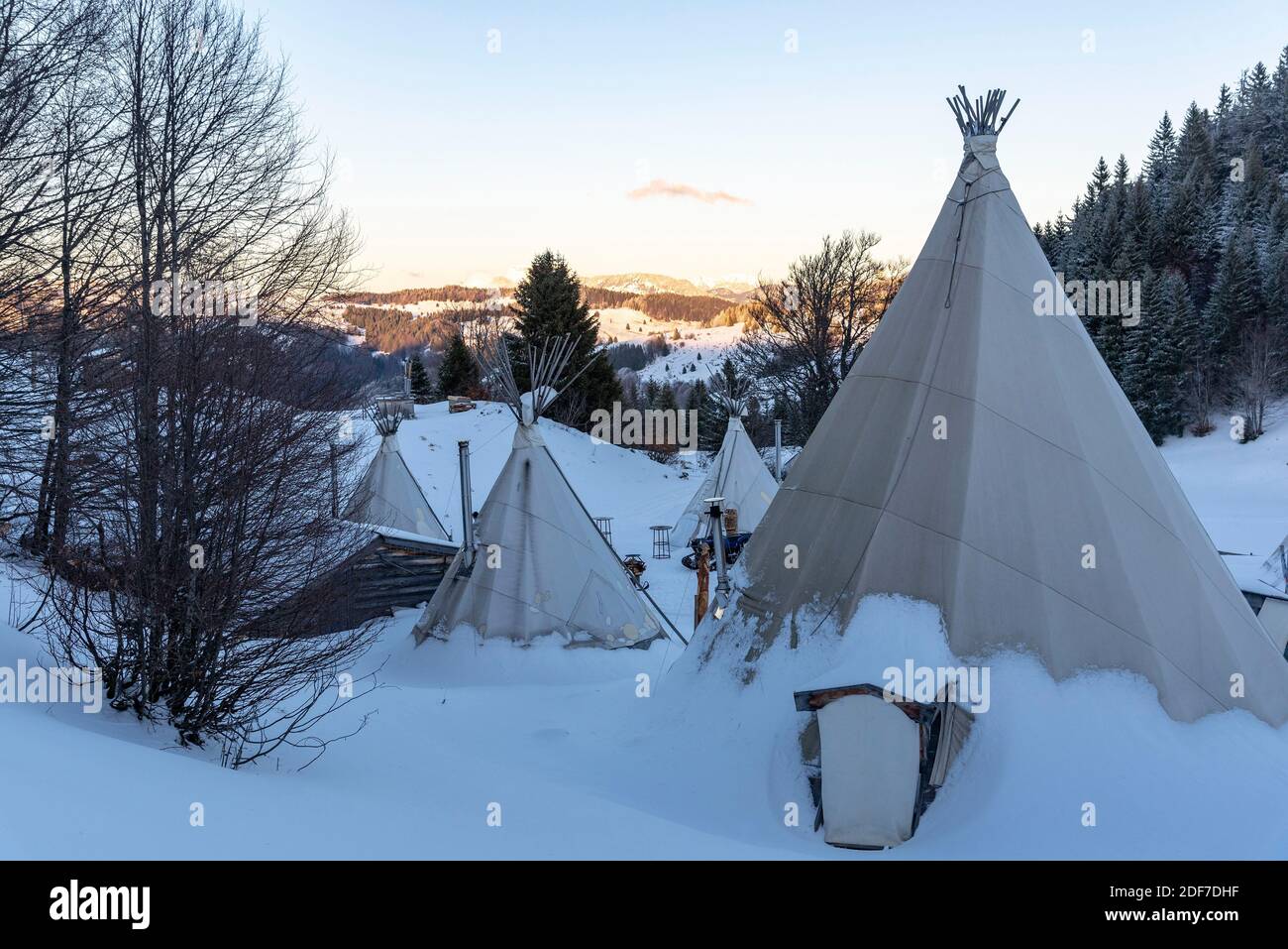 Village tipi hi-res stock photography and images - Alamy