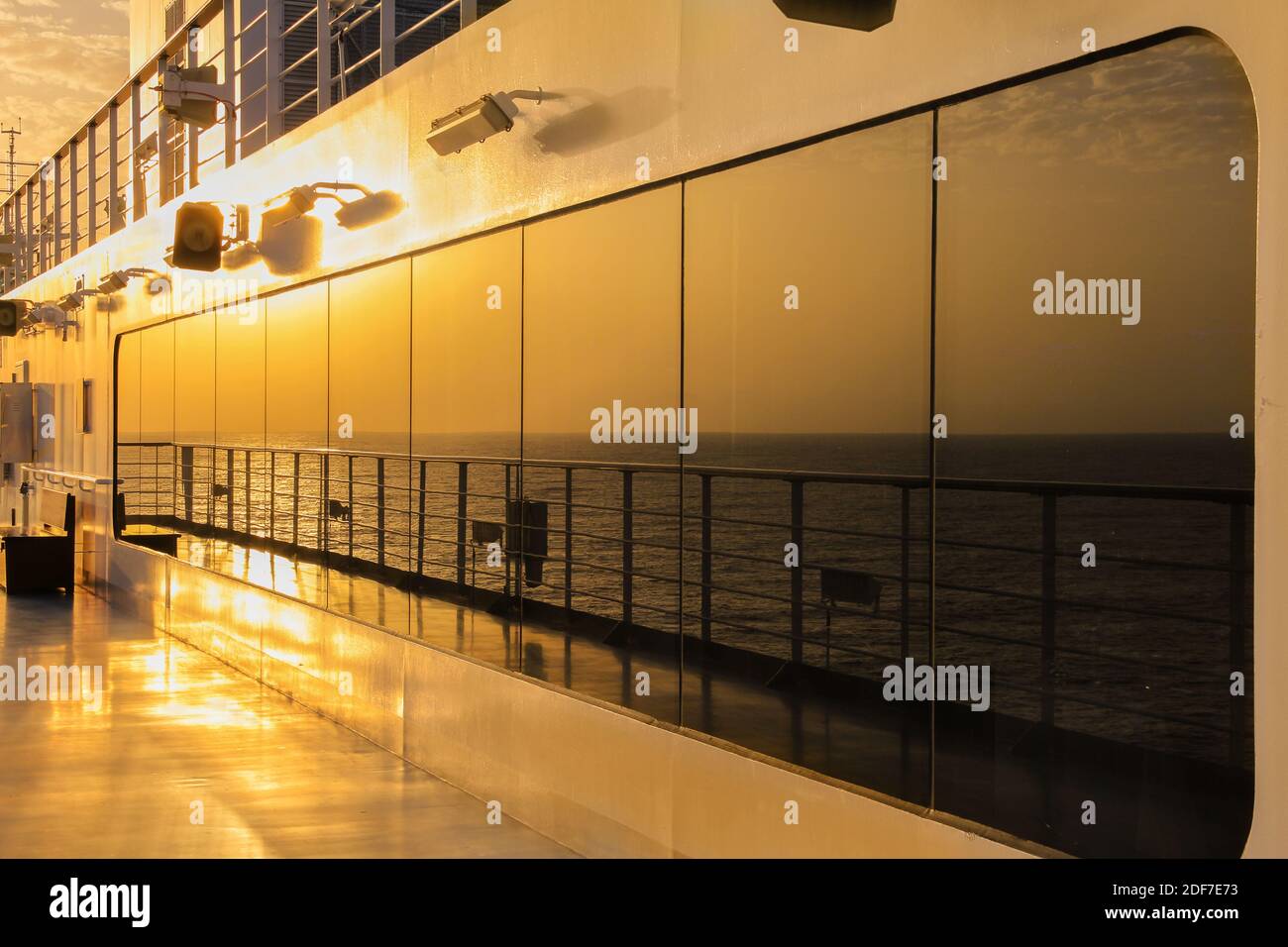 Cruise ship deck evening hi-res stock photography and images - Alamy