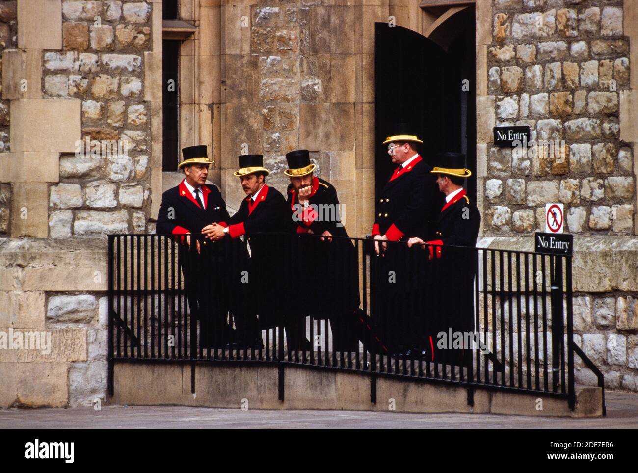 Tower of London, London UK 1986 but scanned in 2020 Behind the scenes access at the Tower of London photographed for Illustrated London News 1986 Jewe Stock Photo