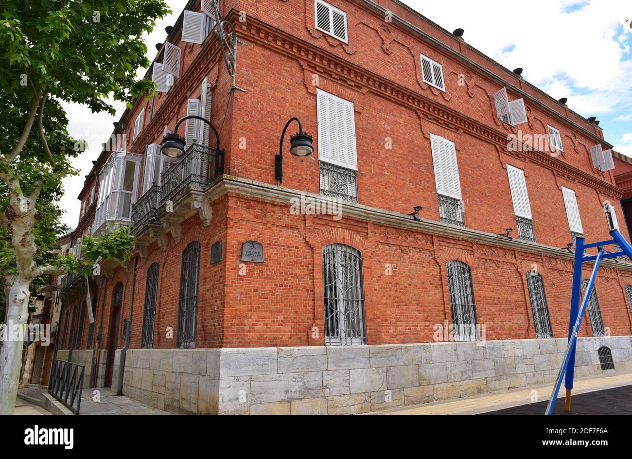 Benavente, Municipal library (Casa de Solita). Zamora province, Castilla y Leon, Spain. Stock Photo