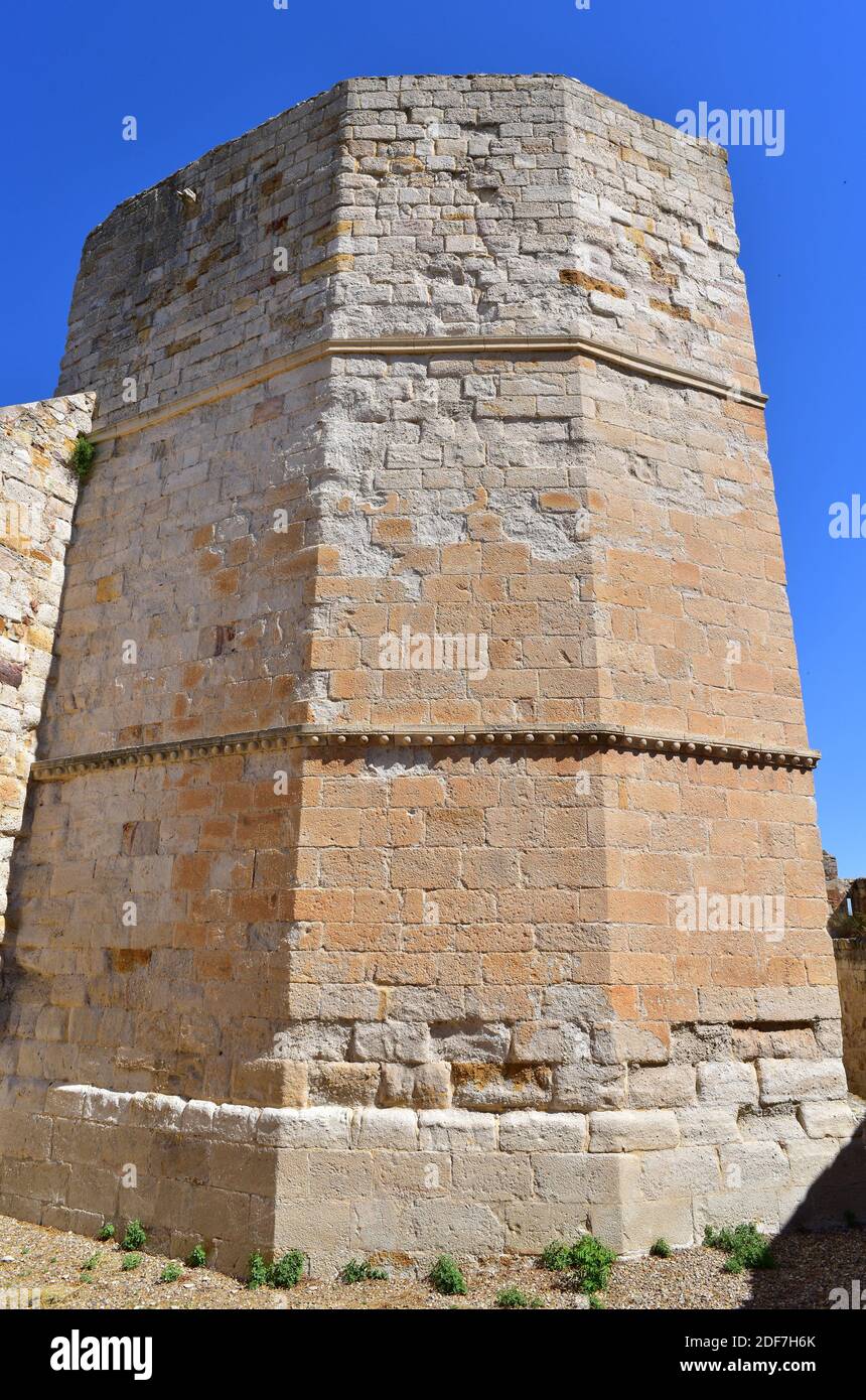 Zamora city, castle (romanesque 11th century). Castilla y Leon, Spain. Stock Photo