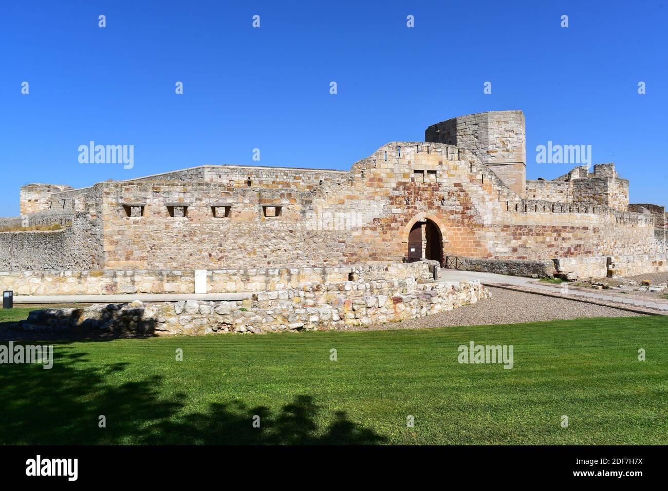 Zamora city, castle (romanesque 11th century). Castilla y Leon, Spain. Stock Photo
