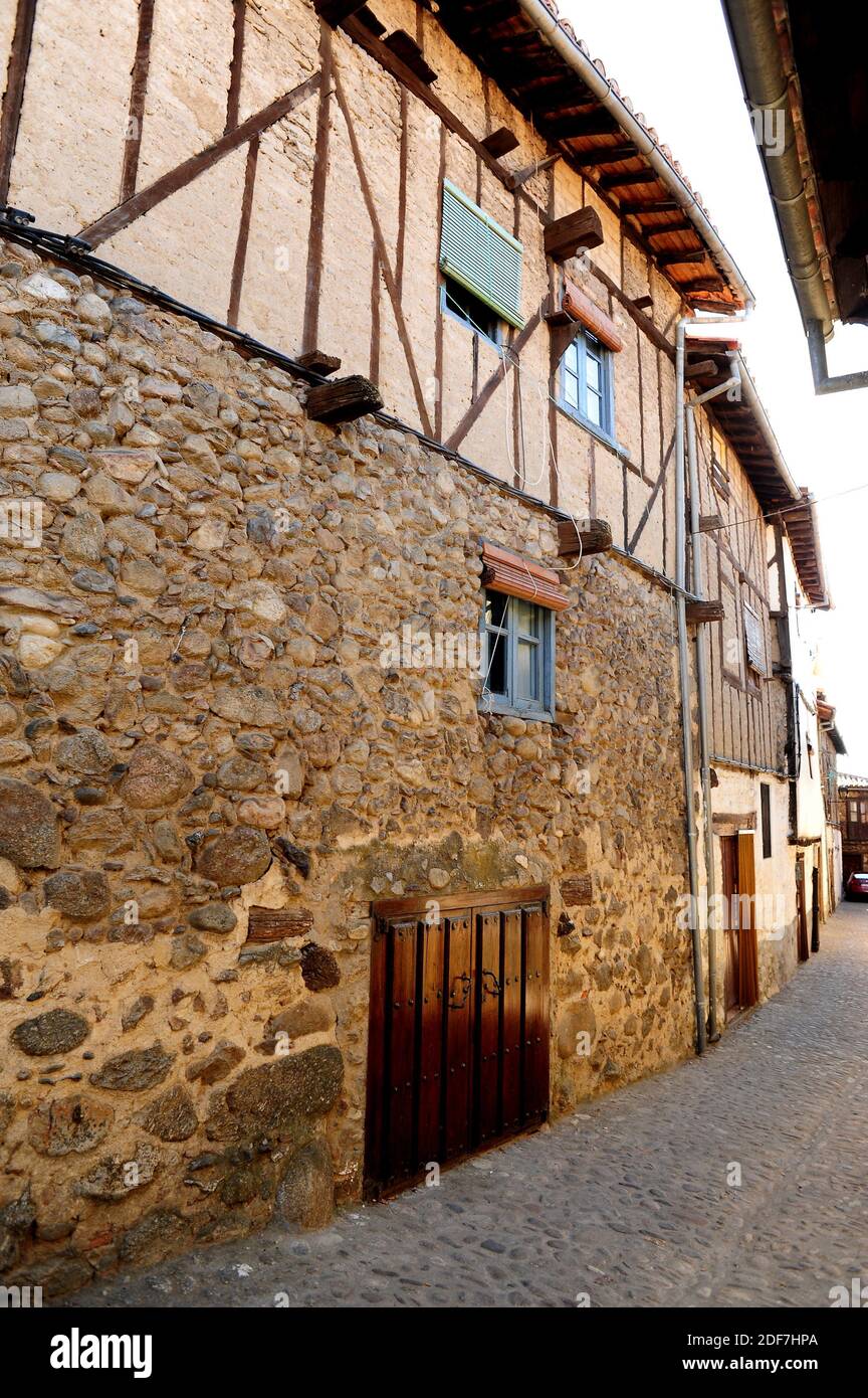 Hervas, Juderia (Jewish quarter). Caceres, Extremadura, Spain. Stock Photo