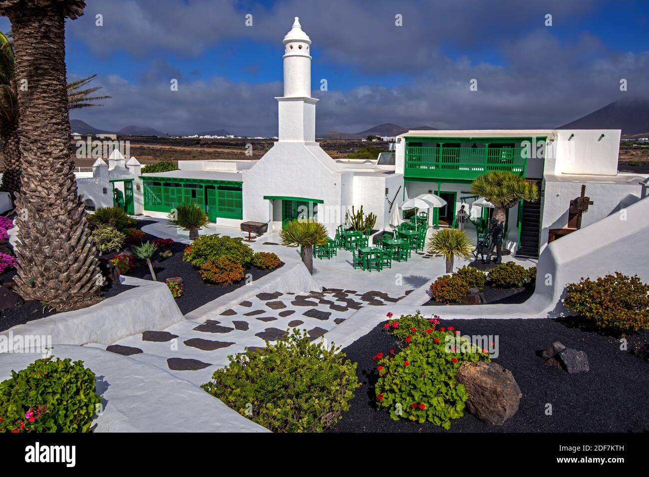 Spain, Canaries Islands, Lanzarote, Mozaga, The Museum House of the