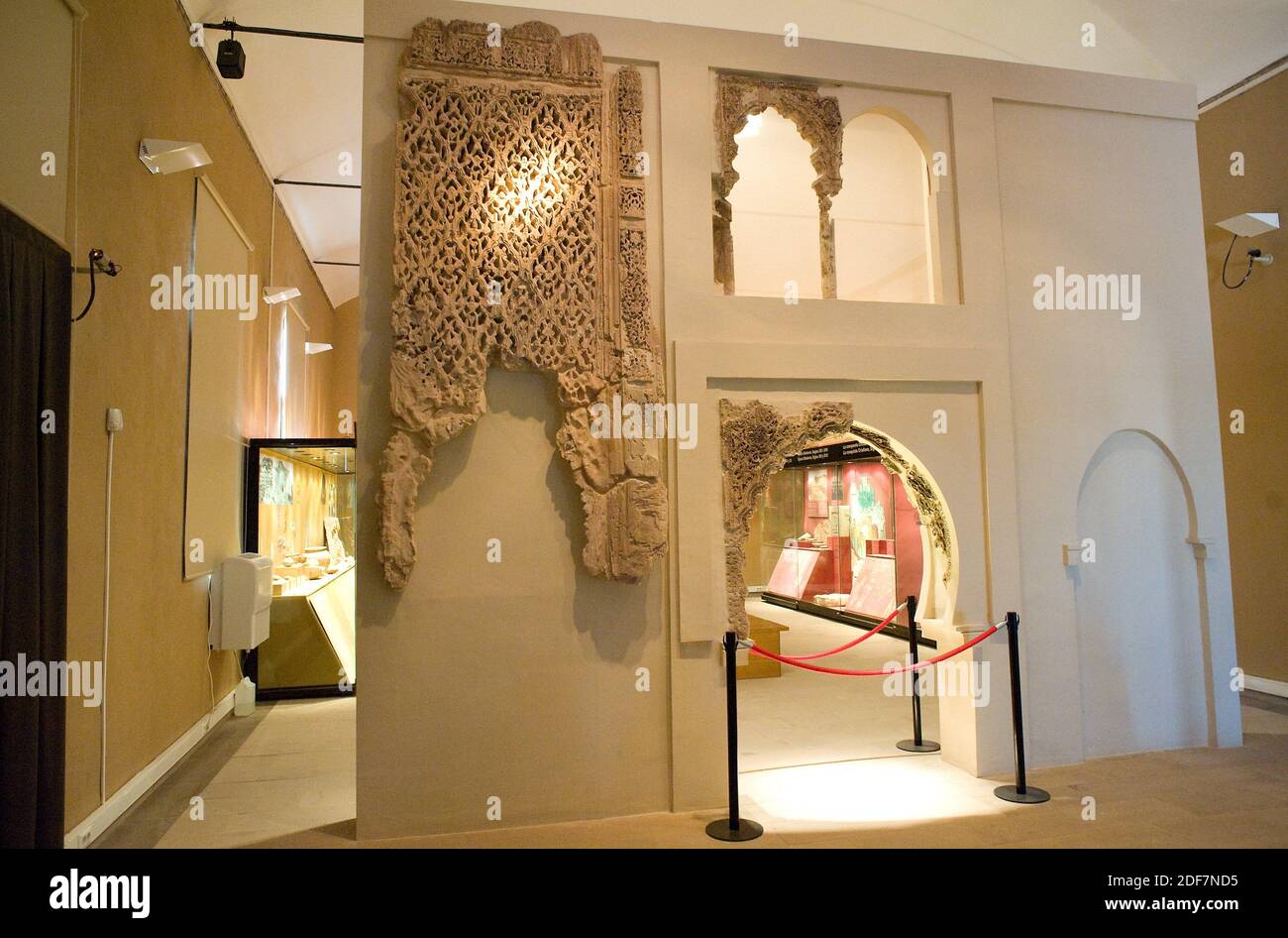 Onda, muslim castle (10th century). Museum. Plana Baixa, Castellon, Comunidad Valenciana, Spain. Stock Photo