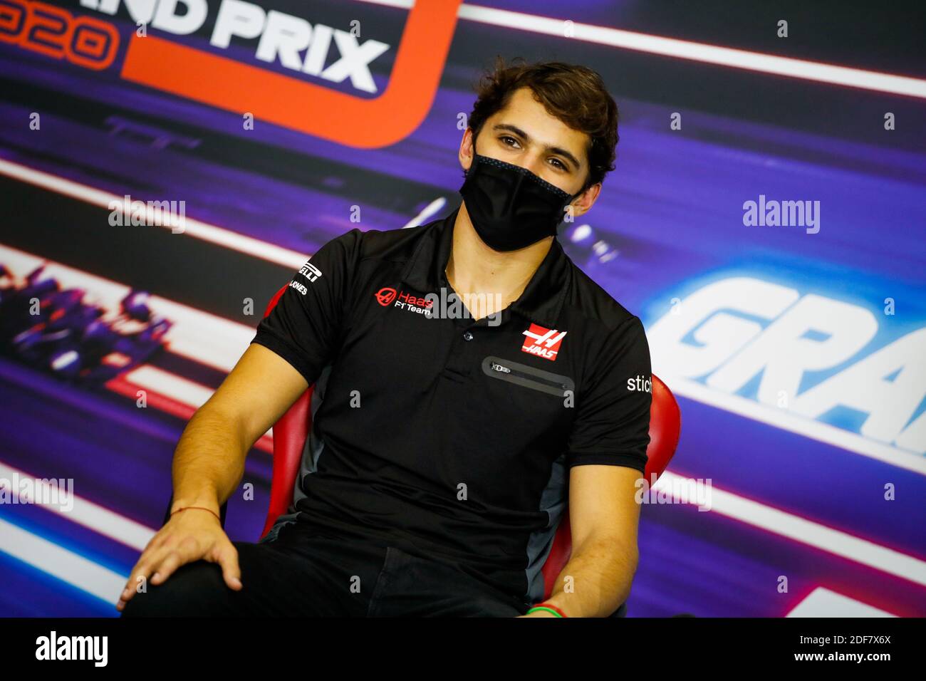 Sakhir, Bahrain. 3rd Dec 2020.  FITTIPALDI Pietro (bra), Reserve Driver of Haas F1 Team, portrait, press conference during the Formula 1 Rolex Sakhir Grand Prix 2020, from December 4 to 6, 2020 on the Bahrain International Circuit, in Sakhir, Bahrain - Photo Florent Gooden / DPPI / LM Credit: Gruppo Editoriale LiveMedia/Alamy Live News Stock Photo