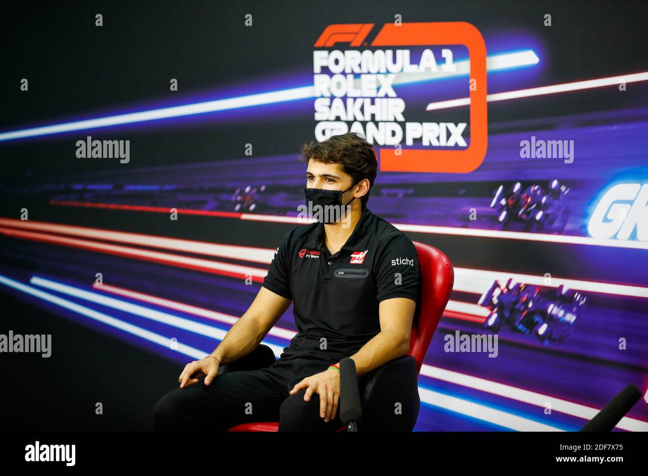 Sakhir, Bahrain. 3rd Dec 2020.  FITTIPALDI Pietro (bra), Reserve Driver of Haas F1 Team, portrait, press conference during the Formula 1 Rolex Sakhir Grand Prix 2020, from December 4 to 6, 2020 on the Bahrain International Circuit, in Sakhir, Bahrain - Photo Florent Gooden / DPPI / LM Credit: Gruppo Editoriale LiveMedia/Alamy Live News Stock Photo