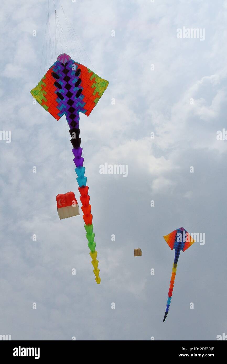 International Kite Festival in Bintulu, Sarawak, Malaysia, Borneo Stock