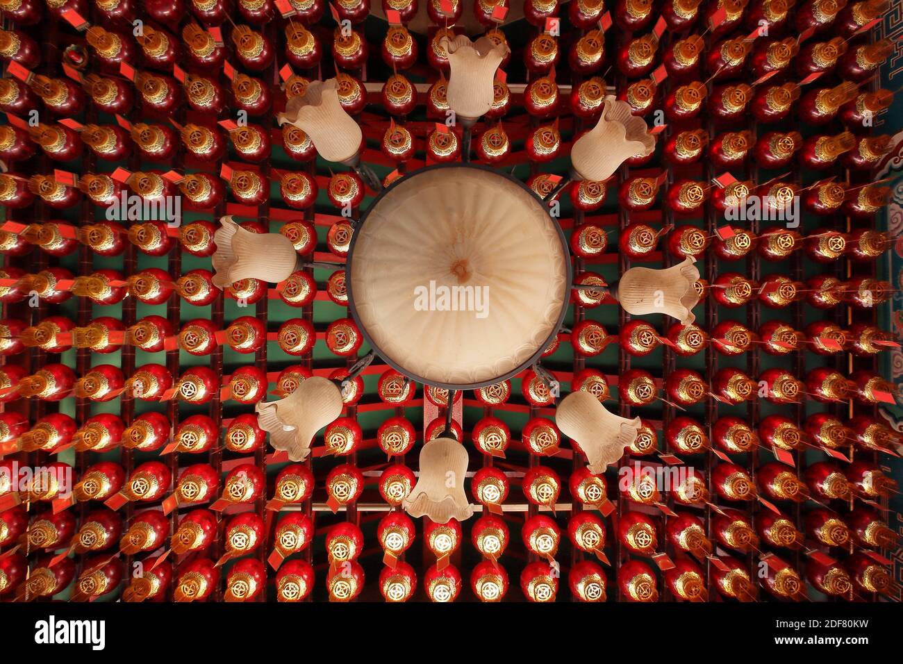 Lantern decoration on the ceiling Stock Photo Alamy