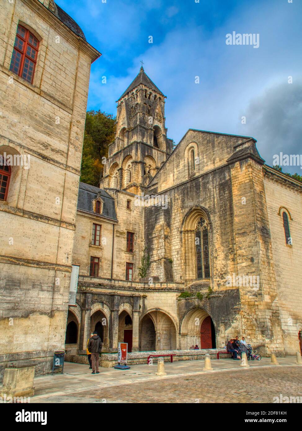 Brantome Abbey, Brantome, Dordogne Department, Nouvelle-Aquitaine