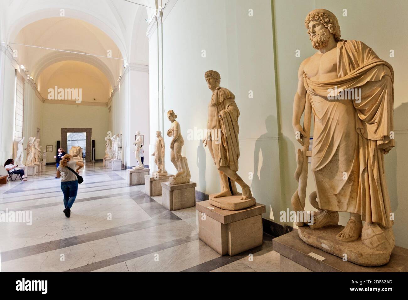 Statue of Asklepios, marble statues, ancient roman sculptures National