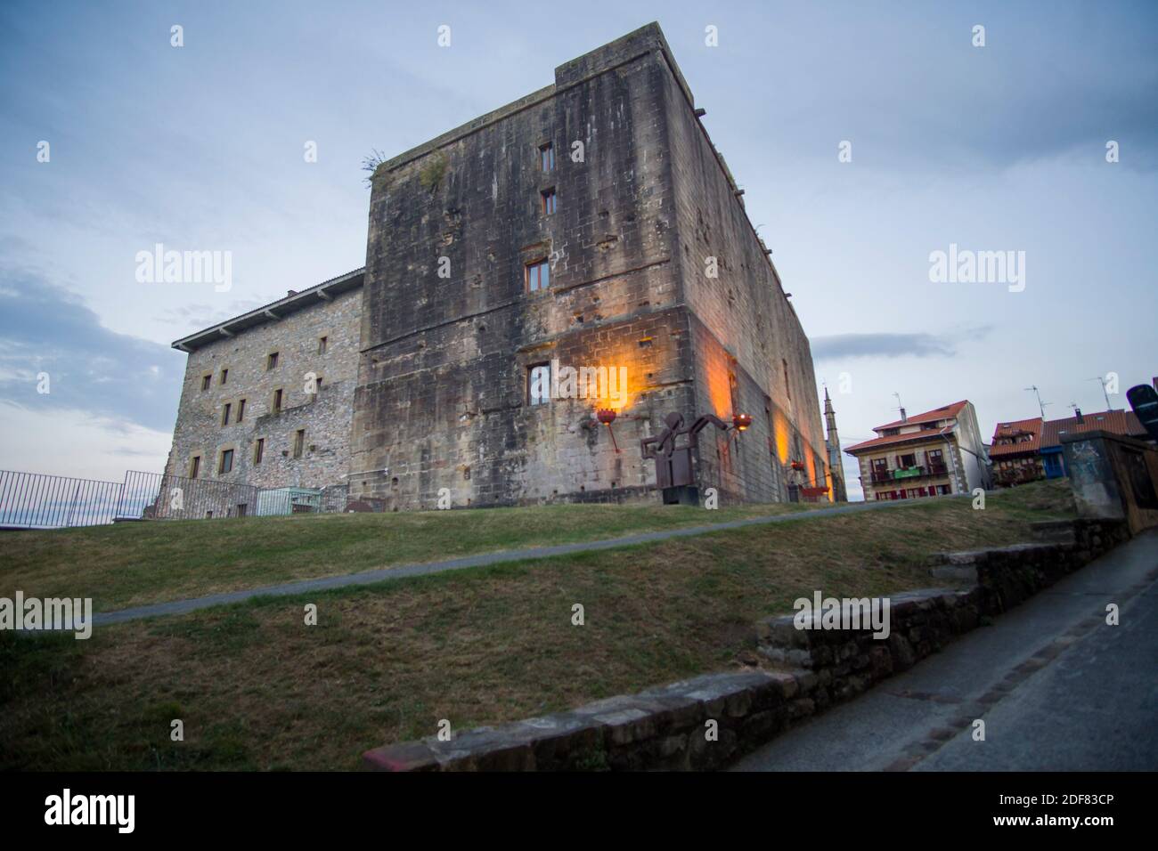 Hondarribia A Town In Gipuzkoa Spain On July 23 2020 The Medieval City By Dusk The Castle Now The Parador Hotel Or State Run Hotel Stock Photo Alamy