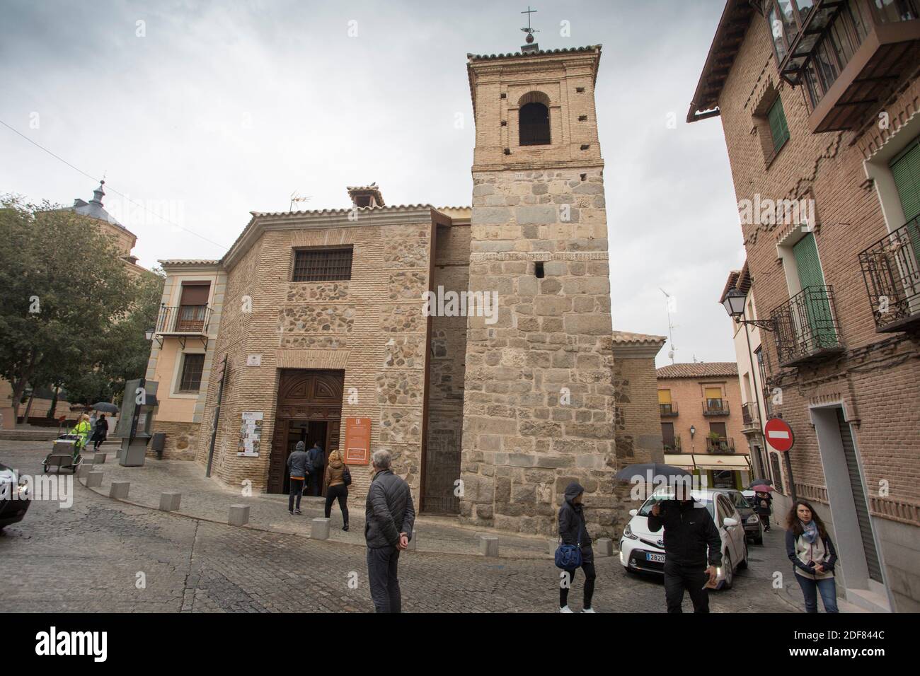 Toledo Castilla Spain On October 22, 2019 El Salvador Church Stock ...