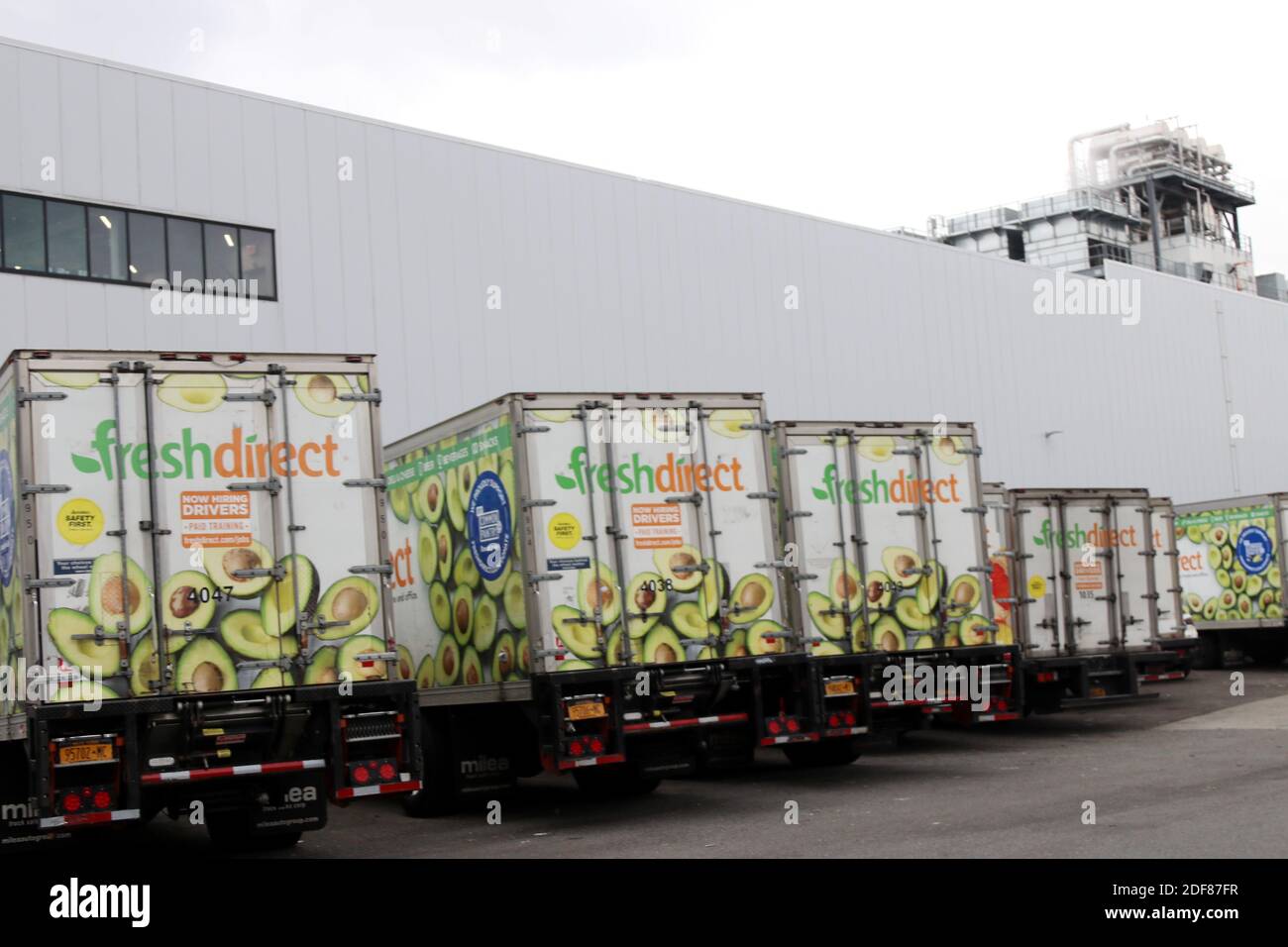 Fresh Direct online grocery delivery services, New York, NY USA Stock