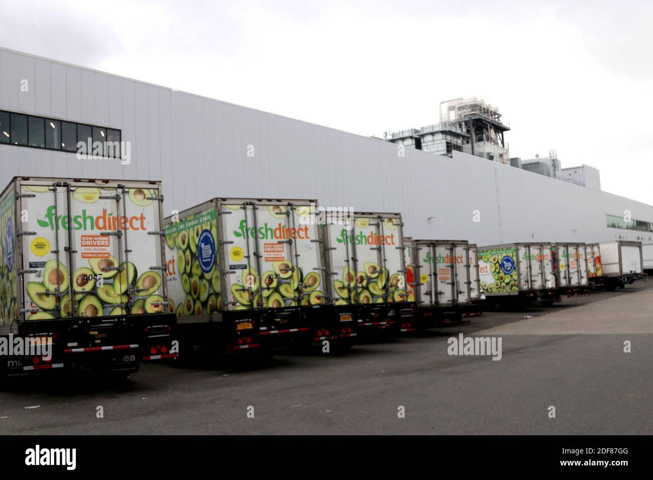 Fresh Direct online grocery delivery services, New York, NY USA Stock