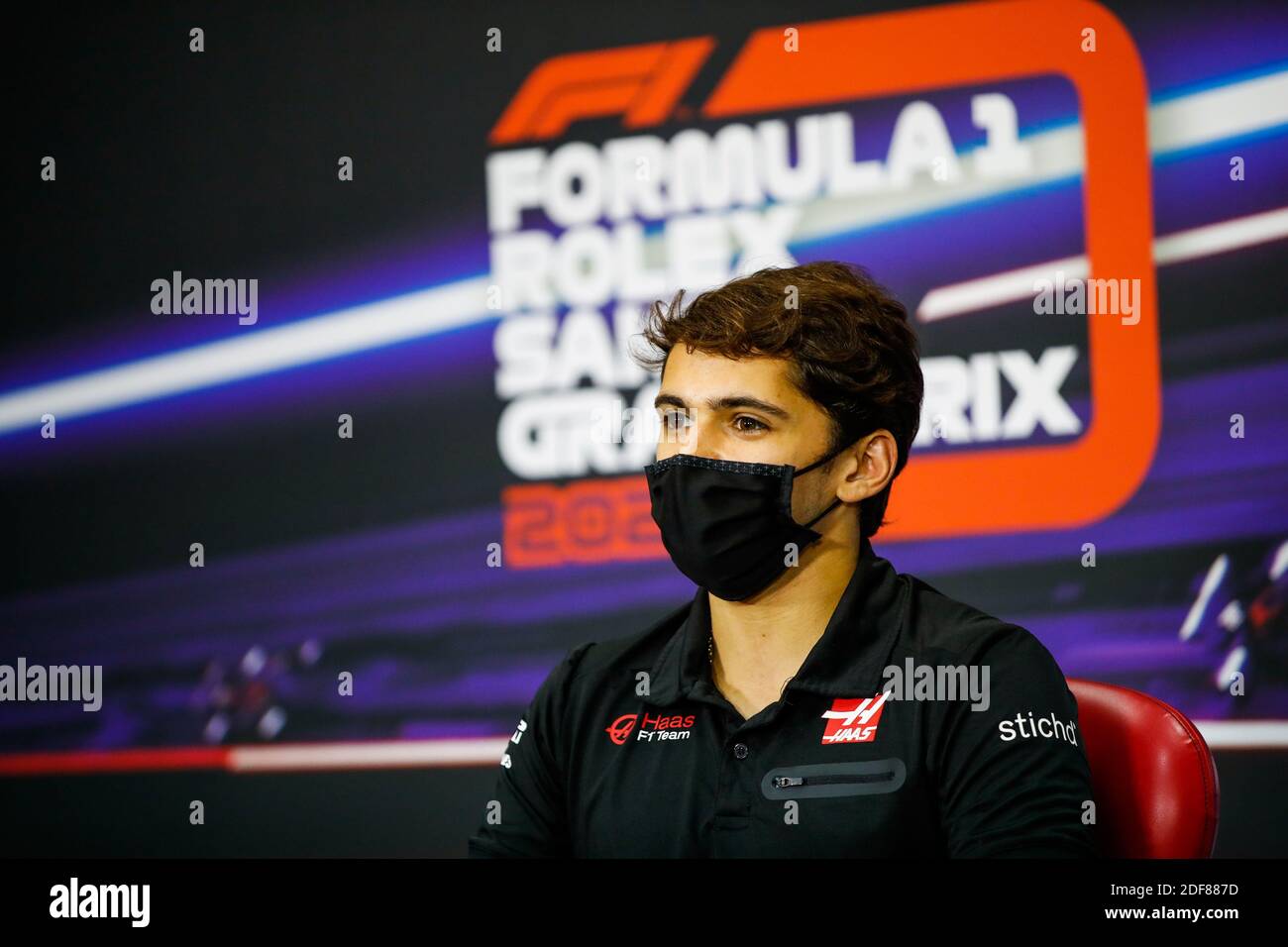 Sakhir, Bahrain. 3rd Dec 2020. FITTIPALDI Pietro (bra), Reserve Driver of Haas F1 Team, portrait, press conference during the Formula 1 Rolex Sakhir Grand Prix 2020, from December 4 to 6, 2020 on the Bahrain International Circuit, in Sakhir, Bahrain - Photo Florent Gooden / DPPI / LM Credit: Paola Benini/Alamy Live News Stock Photo