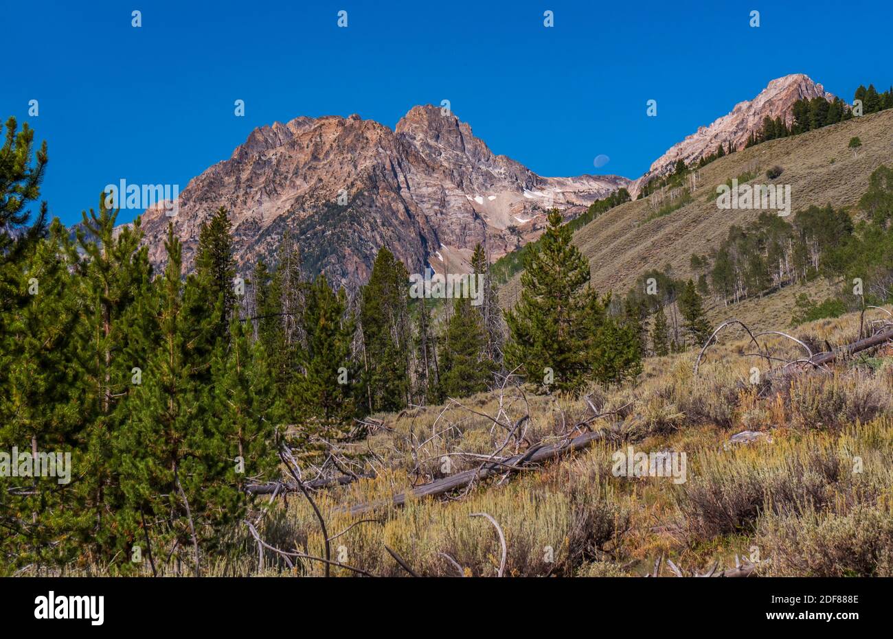 Thompson Peak, Marshall Lake Trail, Sawtooth National Recreational Area
