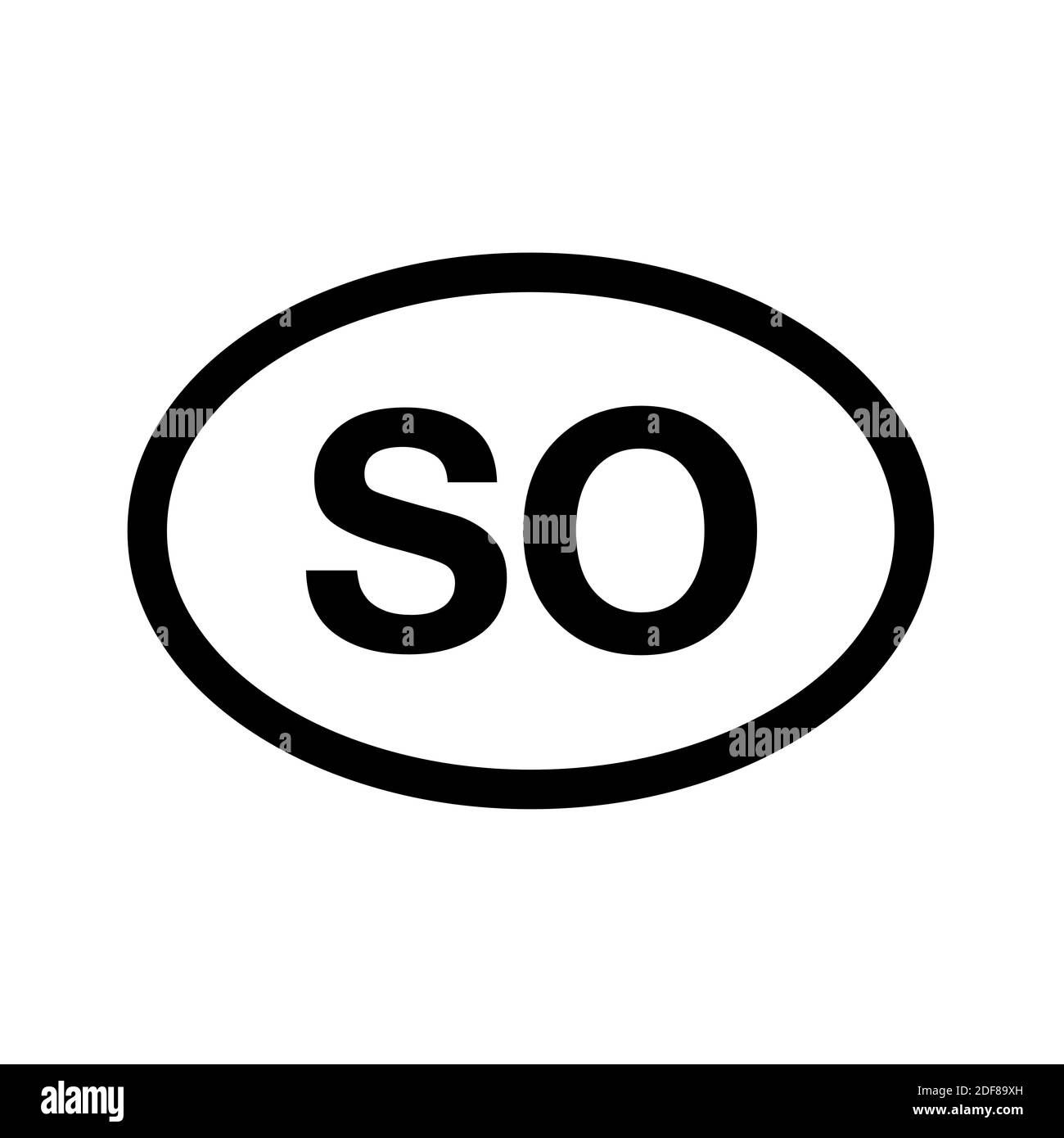 Country code vehicle registration Somalia Stock Photo Alamy