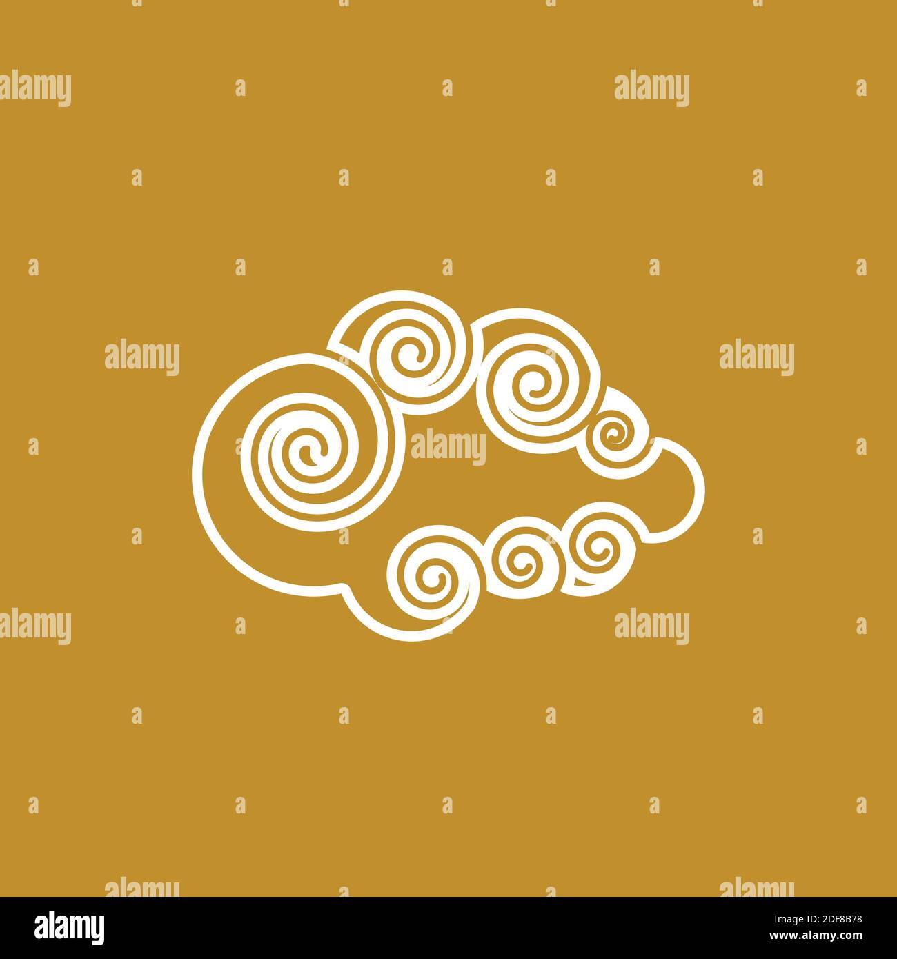Chinese Cloud template vector icon illustration design Stock Vector