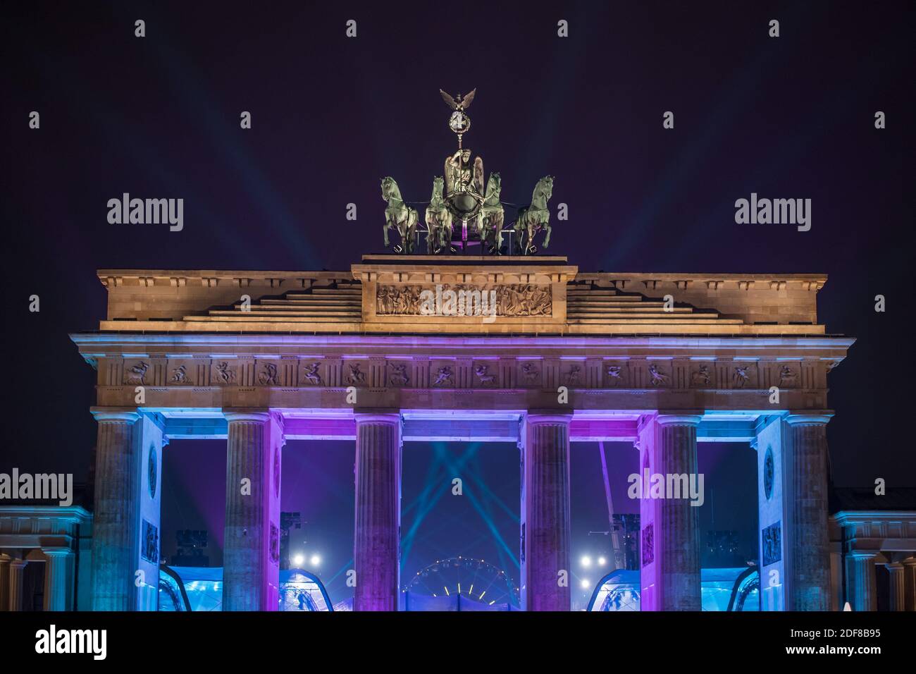 Brandenburg Gate in Berlin, Germany Stock Photo