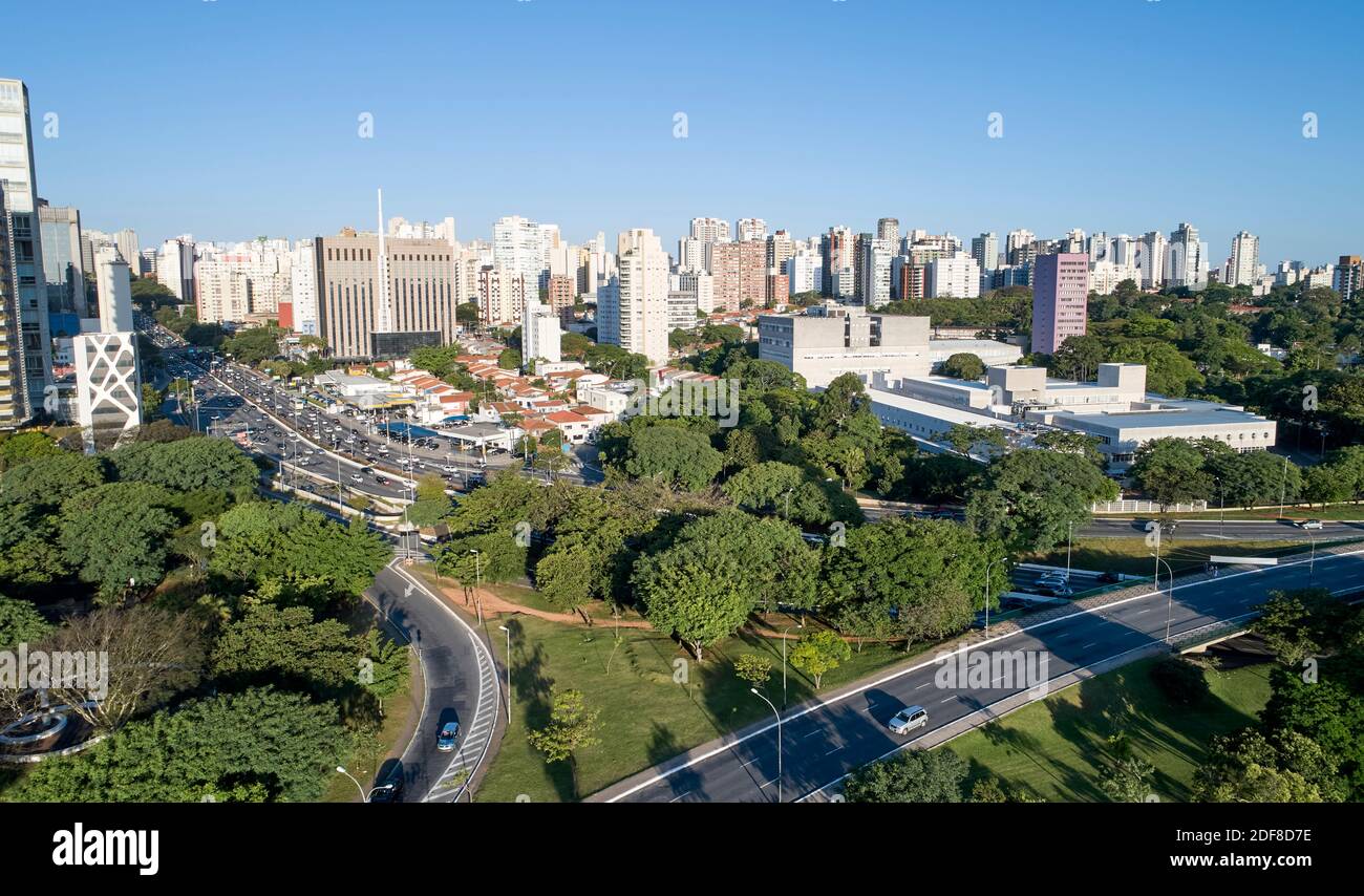 Sao Paulo, Brazil. Cidade Monções district Stock Photo - Alamy