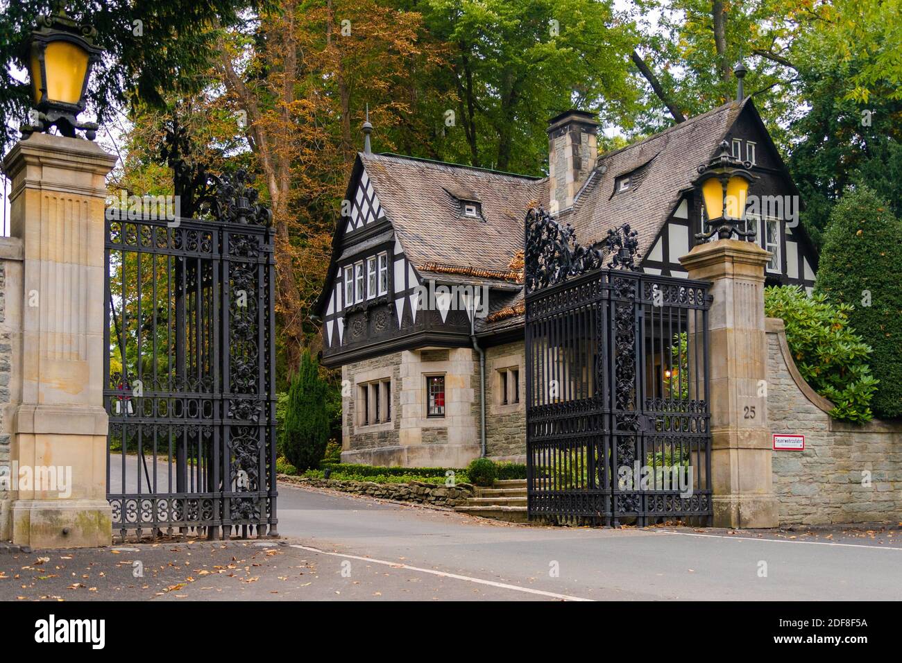 beautiful city Kronberg im Taunus near Frankfurt am Main in Germany Stock Photo