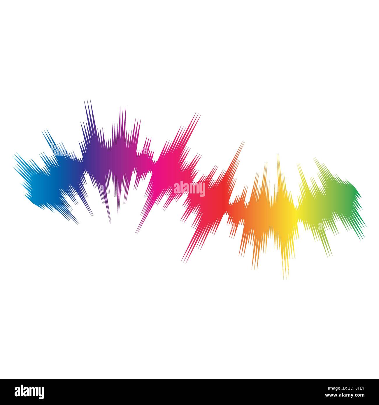 Sound waves vector illustration design template Stock Vector Image ...